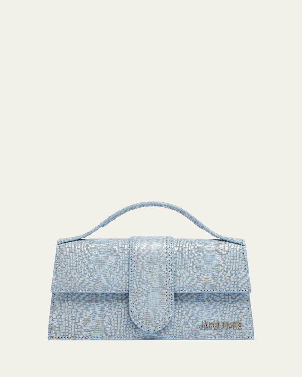 Le Grand Bambino Lizard-Embossed Shoulder Bag